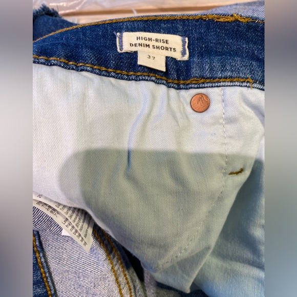 NWT MADEWELL DENIM HI-RISE CUTOFF DENIM SHORTS, JEAN SHORTS- SIZE 37, 14, 16 - Picture 9 of 16
